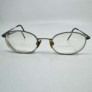 Flexon By Marchon Glasses‎ Dark Grey 50-20-140 Used Dark Silver H9997